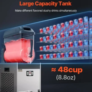 12L Commercial Slushy Machine Margarita Smoothie Frozen Drink Slushie Maker