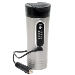 12-Volt 15oz Electric Coffee Mug Heated 12v Self-Heating Coffee Cup